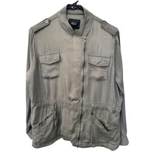Rails Taupe/Gray Utility Anorak Jacket Size Small